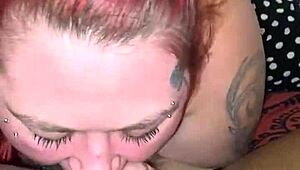 Watch Pawg Dymond Suck My Balls Till She Licks Up My Cum