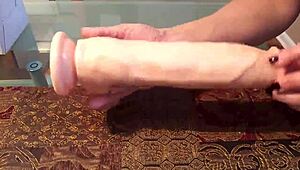 Big dildo toy for g-spot pleasure