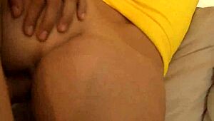 Latina whore engages in workout sex with amateur brunette