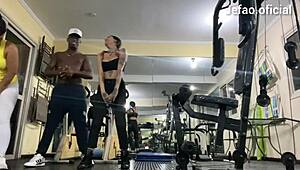 Are these two perverse students ready for the trainer to shove his big black cock inside?