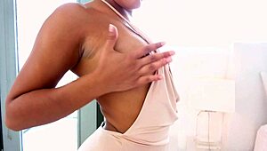 i watch gabby martinez, cute latina, suck huge cock in pov blowjob and swallow huge load cum - wow a