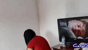 Hanna pimentinha prepares for anal with german tattooed guy