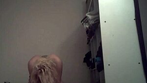 big russian blonde bends over for cowgirl and doggystyle riding