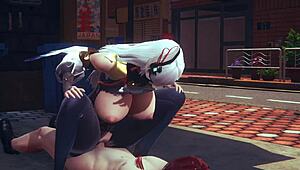 原神インパクトヘンタイ集、日本人アジアンマンガアニメゲームポルノにフェラ