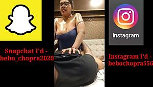 Indian Couple Enjoys Hotel Stay With Intimate Moments