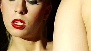 Glamcore Latex Lesbians Toy Eachother Closeup!