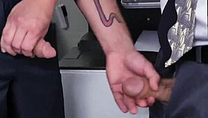 Straight Arabian men explore new experiences together.