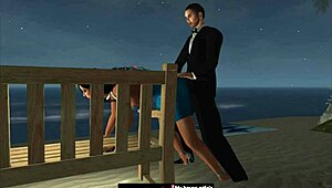 sneaking in for a quick beach party sex