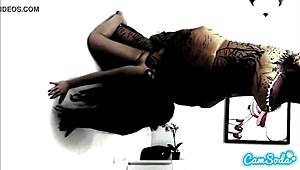 latina step sister seduced by teen for lesbian fucking in dorm