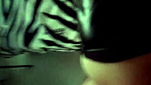 Skinny girl in minileather skirt gives blowjob and doggystyle pov?