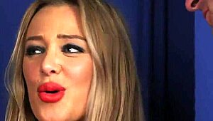 Busty CFNM Voyeur Relishes Intense Cockblowing Display