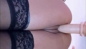 Out of boredom i record myself masturbating to orgasm