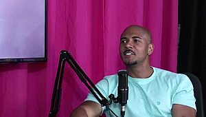 Blonde amateur gets pussy licked then sucks guest's cock after impregnation fetish request.