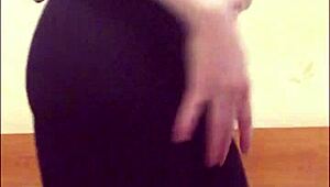 I Watched The Brunette Undress Revealing Dirty Panties