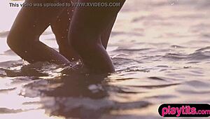 Beautiful Teens Cara And Elilith Engage In Sensual Lesbian Romance Outdoors