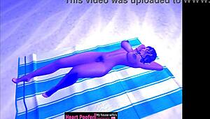 Moonlit Cartoon Character Pleasures Herself!