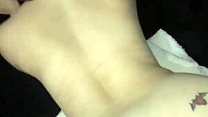 this christmas i caught mrs noel on all fours with shaved pussy getting assfucked