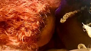 Who licked bigbootilatte pussy better, me or her?