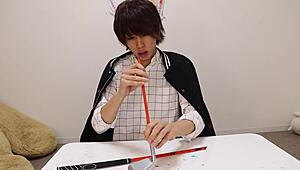 japanese gay twink hajime in steamy action