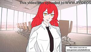 Office slave instructions with ballbusting and spanking