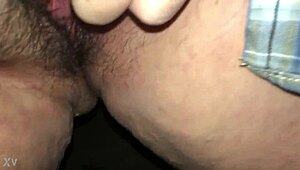 A slender woman ejaculates and stimulates her clitoris in public