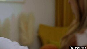 Stunning Anna is bound and dominated by Oliver in deeper scenes