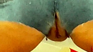 very horny mature masturbates in lingerie...