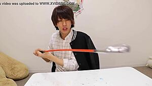 japanese gay twink hajime in steamy action