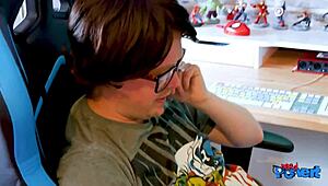 Carli Hudson Performs 69 with Nerd Including Blowjob and Cunilingus