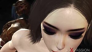 omg i’m shakin’, this futa predator’s bangin’ my sexy secretary’s ass hard outdoors!