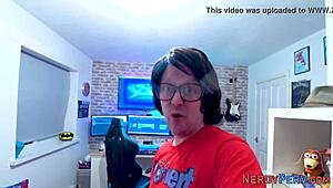 I'm a Leeds nerd getting head from a tricked British girl.