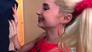 petite teen 18+ doggystyle with monster cock