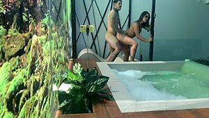 Morena Louca de Tesao na Hidromassagem Completo