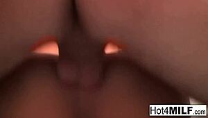 amateur milf melinda takes hard cock deep in her ass