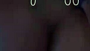 Rough black monster cock delivers back shots and huge cum on bent over ebony round ass