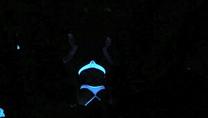 scarlett johnson experiences blacklight sex in pov