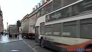 I'm a Leeds nerd getting head from a tricked British girl.