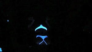 scarlett johnson experiences blacklight sex in pov