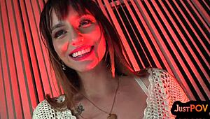 Want to see barely-legal teens get pussies nailed in POV threesome with facesitting