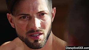 Gay hunk unknowingly fucks ex's stepbrother bareback