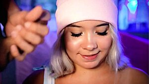 Sexy Latina Babe Looks So Sexy Sucking Cock