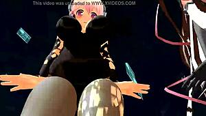 Mmd Four Girls Sing and Undress