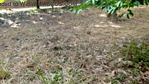 Latina In Leggings Gives Blowjob On The Street During Workout