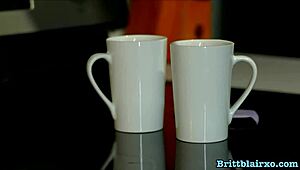 Britt Blair tempts Rachel Rivers into lesbian intimacy