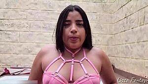 smoking while worshiping my body and gold heels