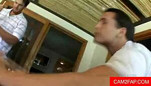 hey, this teen is getting gangbanged rough and creampied in a wild orgy.