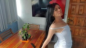 Hot Latina Mature Teases Big Ass