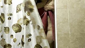 Voluptuous maid prepares for duty in revealing attire