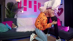 Want a handjob from this blonde sissy boy?