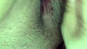 Beautiful Chloe, a cute BBW, plays in her kitchen. Fingering her pussy to squirting orgasm, part 2.